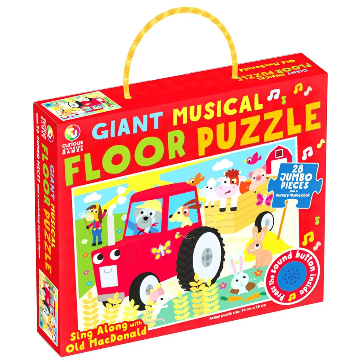 Giant Musical Floor Puzzle And Sing-A-Long With Old Mcdonald Book 1