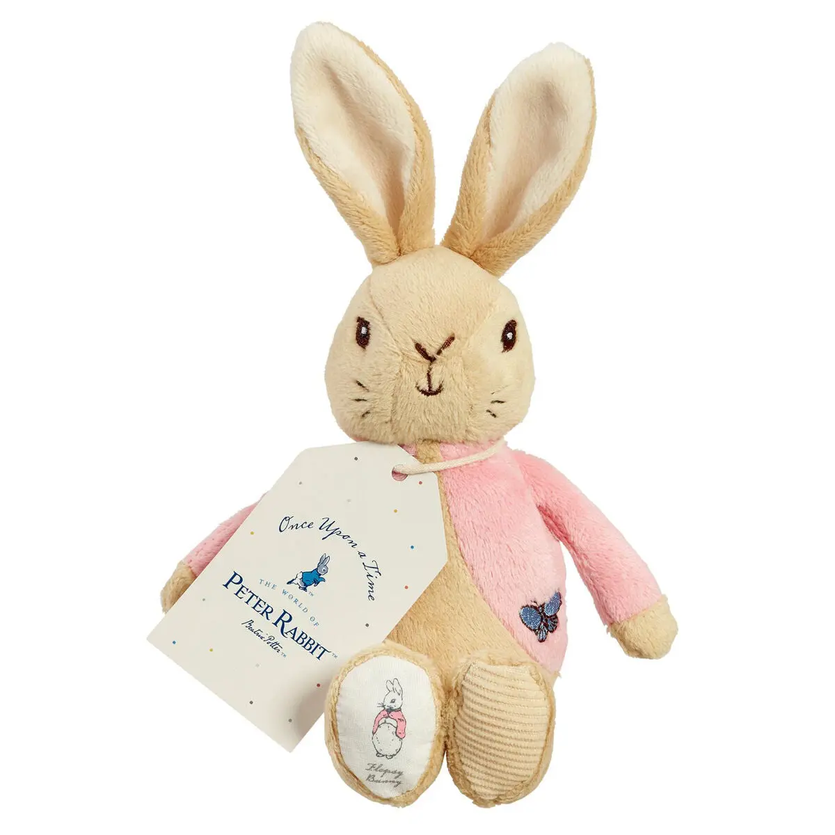 Peter Rabbit Flopsy Bunny Beany Rattle Soft Toy 1
