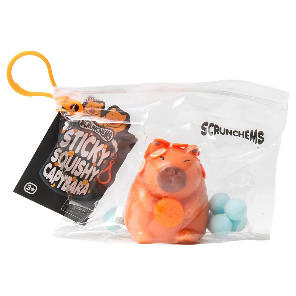 Scrunchems Sticky Squishy Capybara Fidget Toy 1