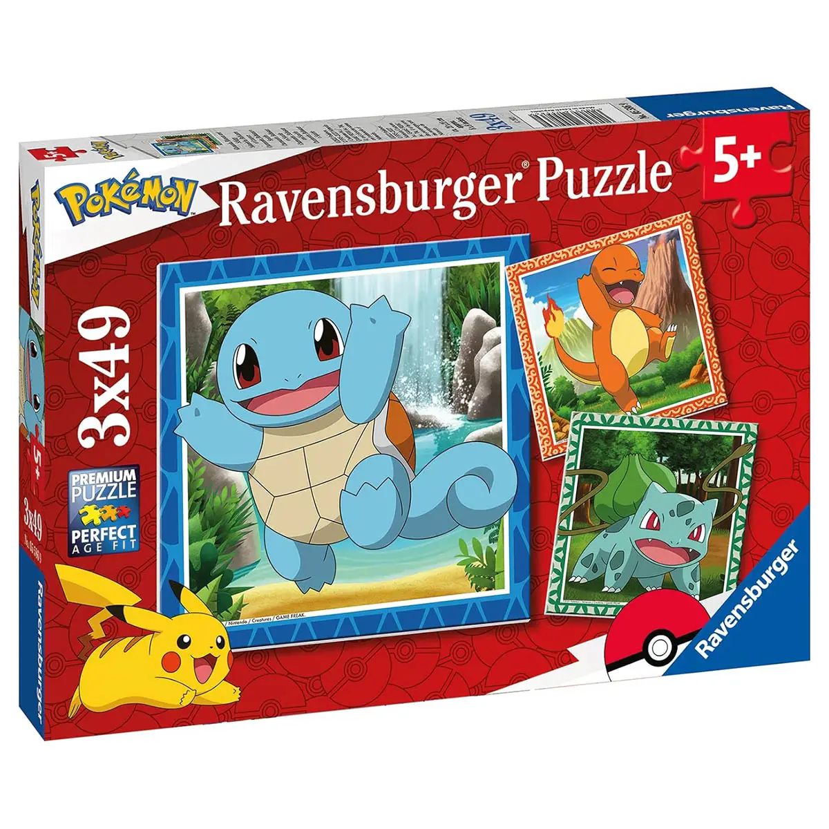 Pokémon 3 X 49 Square Puzzles 1