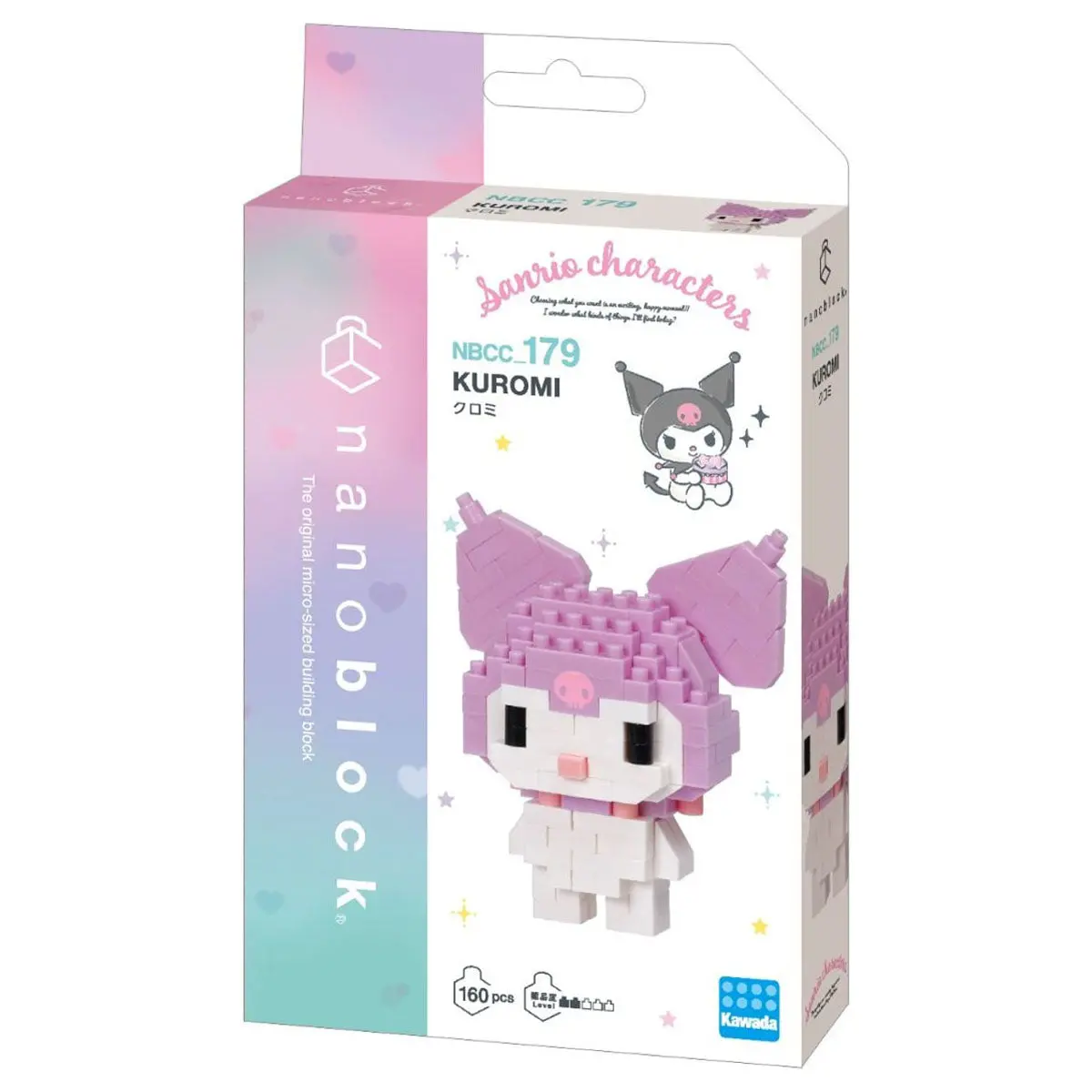 Nanoblock Sanrio Characters: Kuromi Micro-Sized Building Set 1