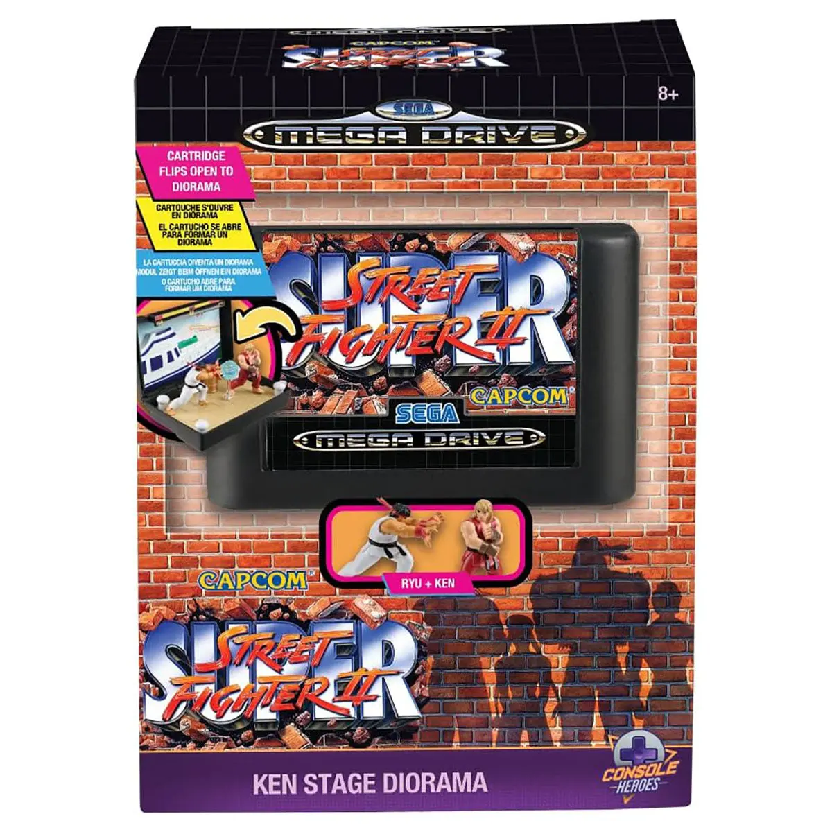 Sega Mega Drive Console Heroes: Street Fighter: Ken Stage Diorama 1