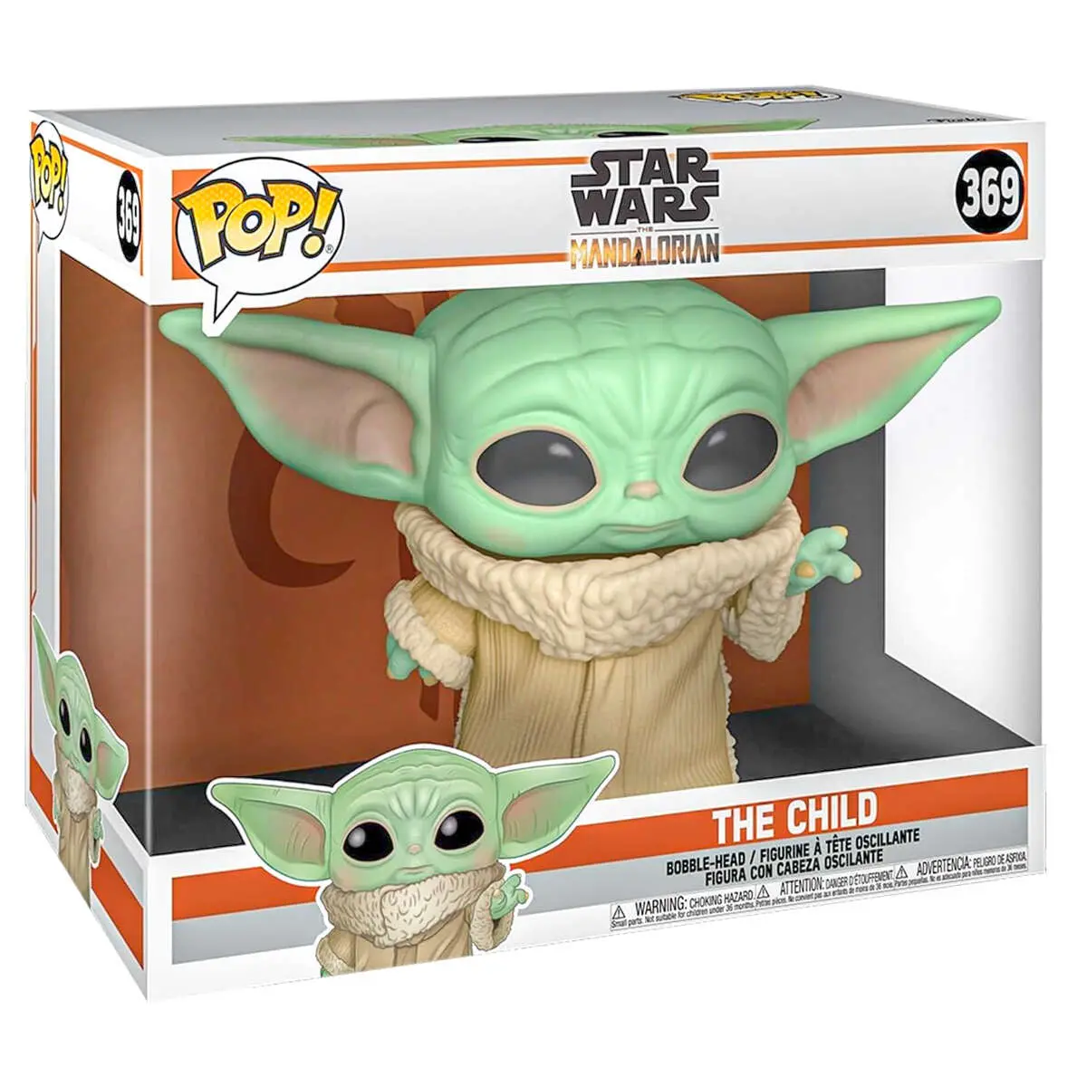 Funko Pop! Star Wars: The Mandalorian: The Child 10" Bobble-Head Figure #369 1