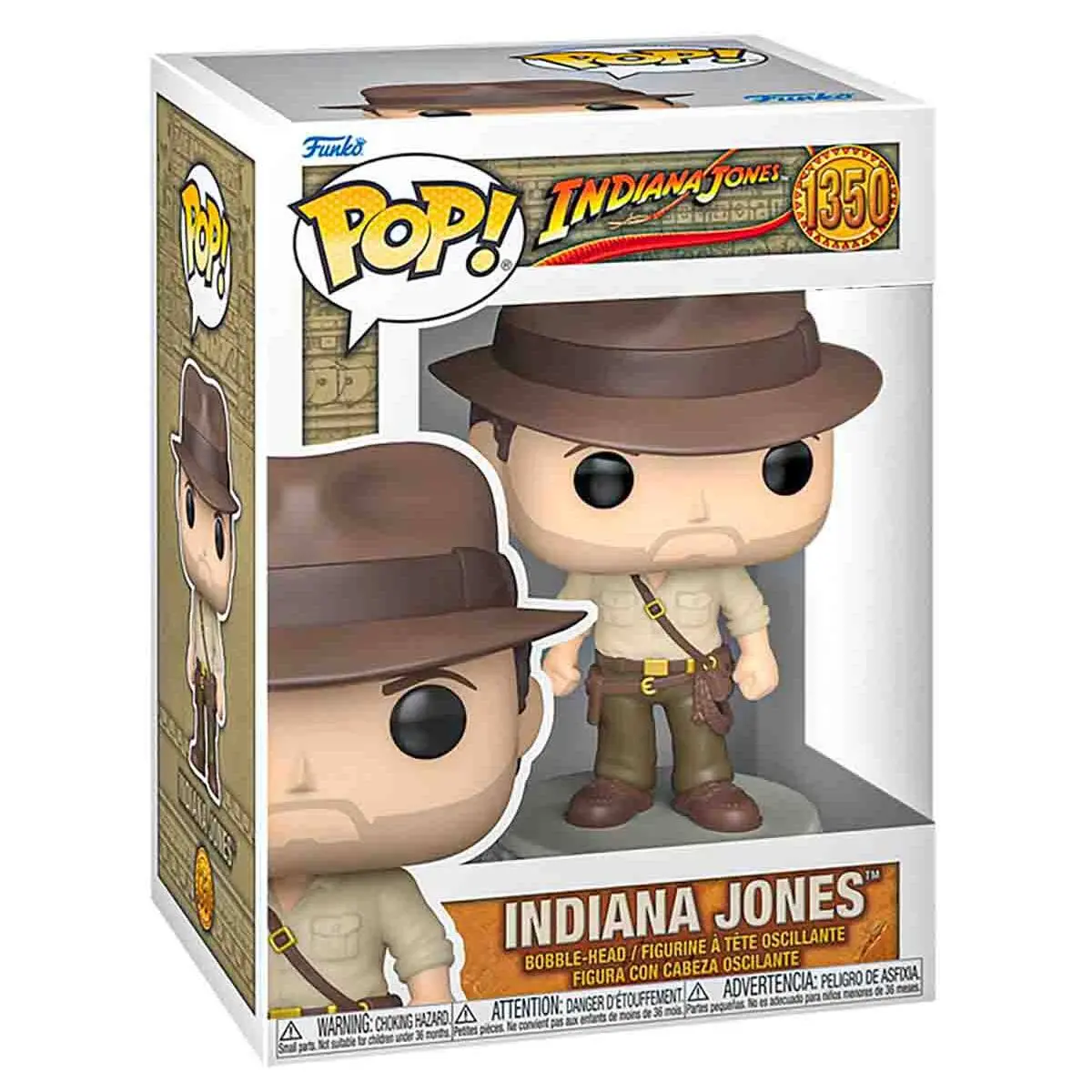 Funko Pop! Indiana Jones With Satchel Bobble-Head Figure #1350 1