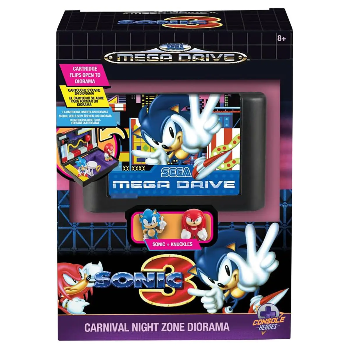 Sega Mega Drive Console Heroes: Sonic The Hedgehog 3: Carnival Night Zone Diorama 1