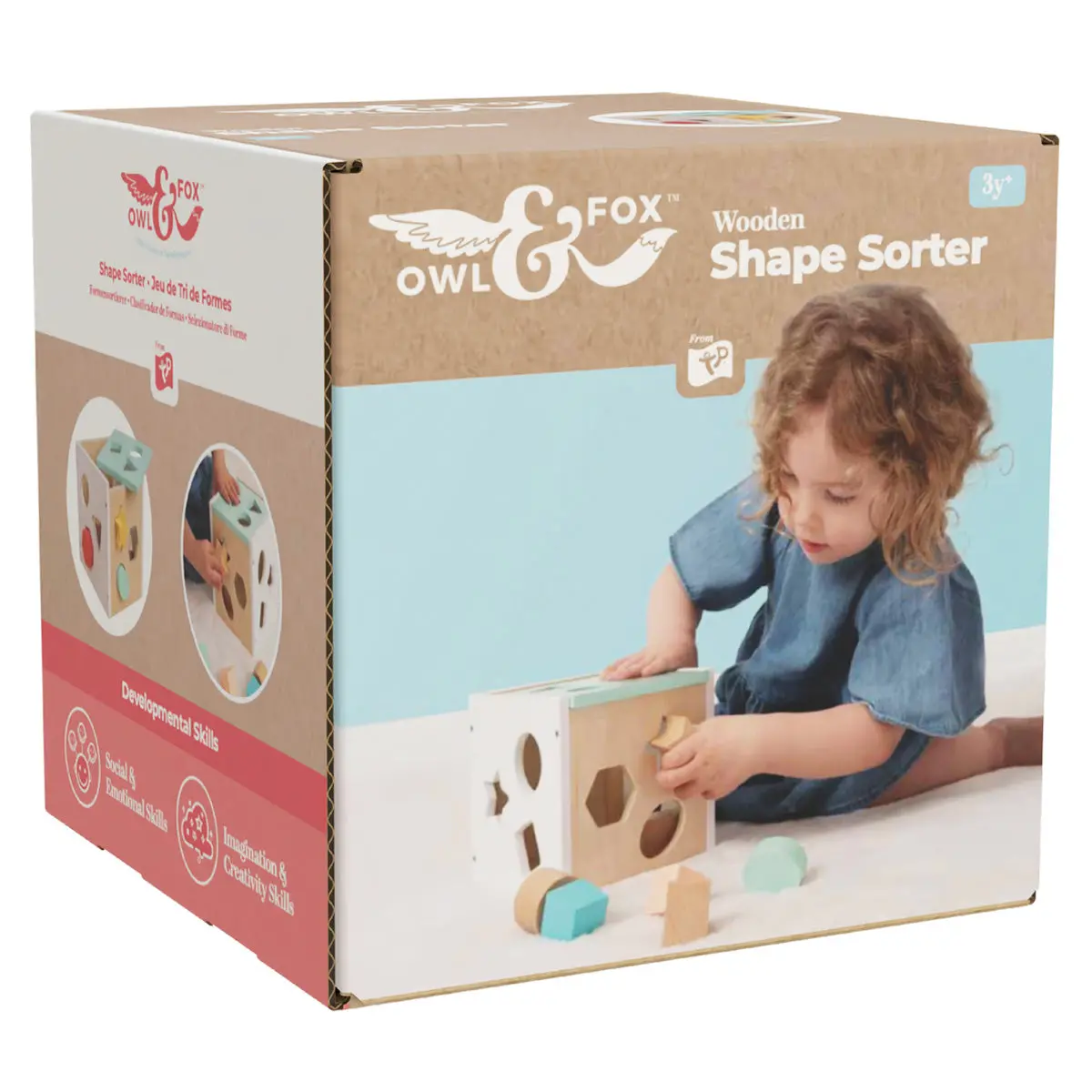 Owl & Fox Shape Sorter 1