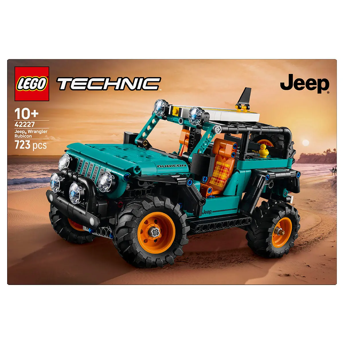 Lego Techic Jeep Wrangler Rubicon Suv Building Set 1