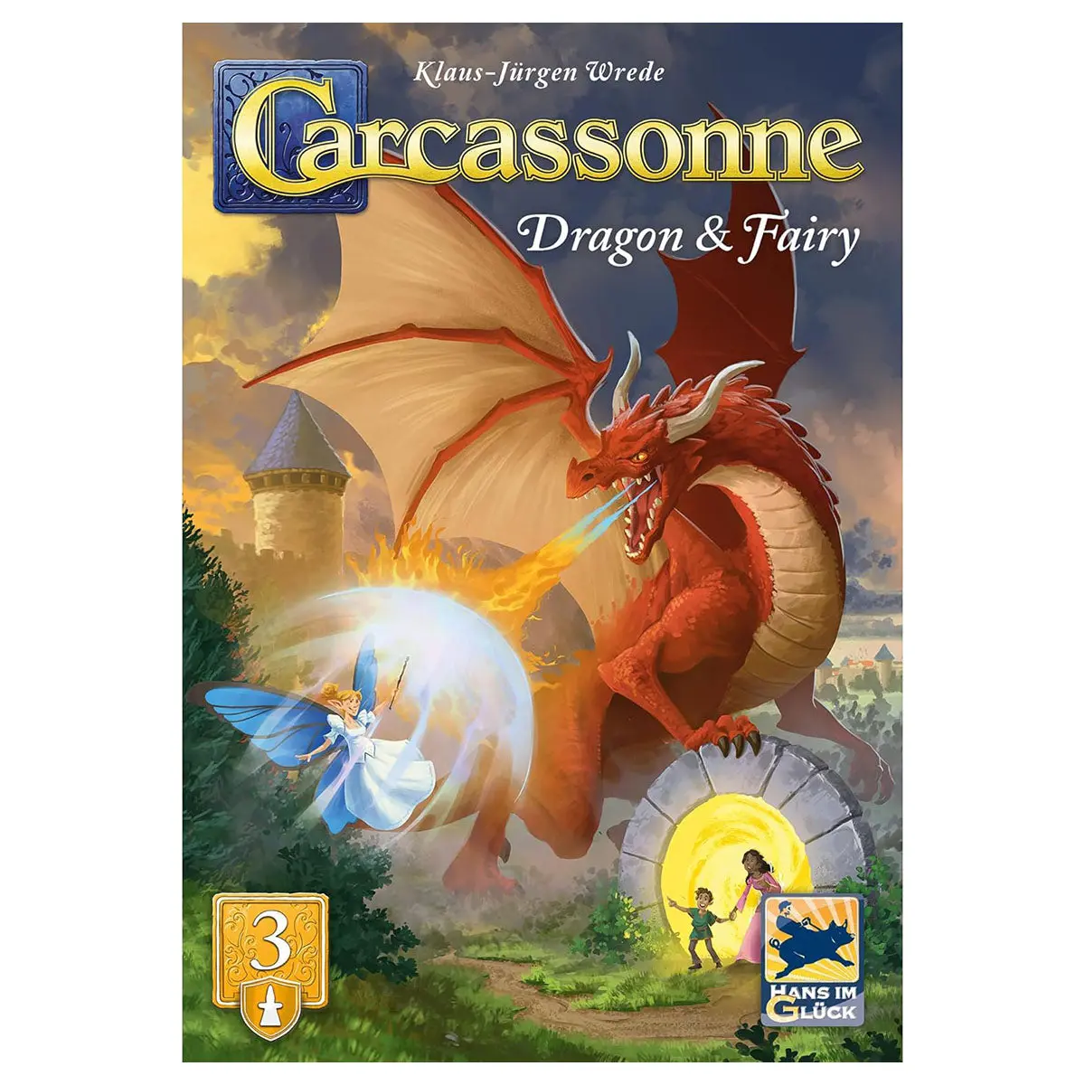 Carcassonne: Dragon & Fairy Game Expansion #3 1