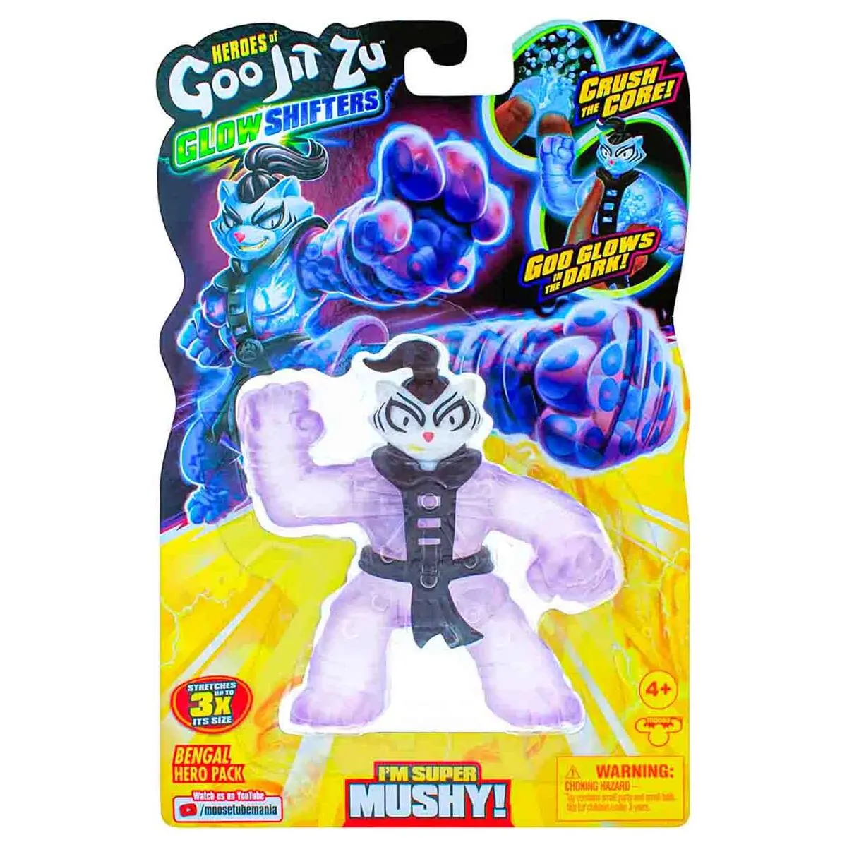 Heroes Of Goo Jit Zu Glow Shifters Bengal Stretch Figure 1