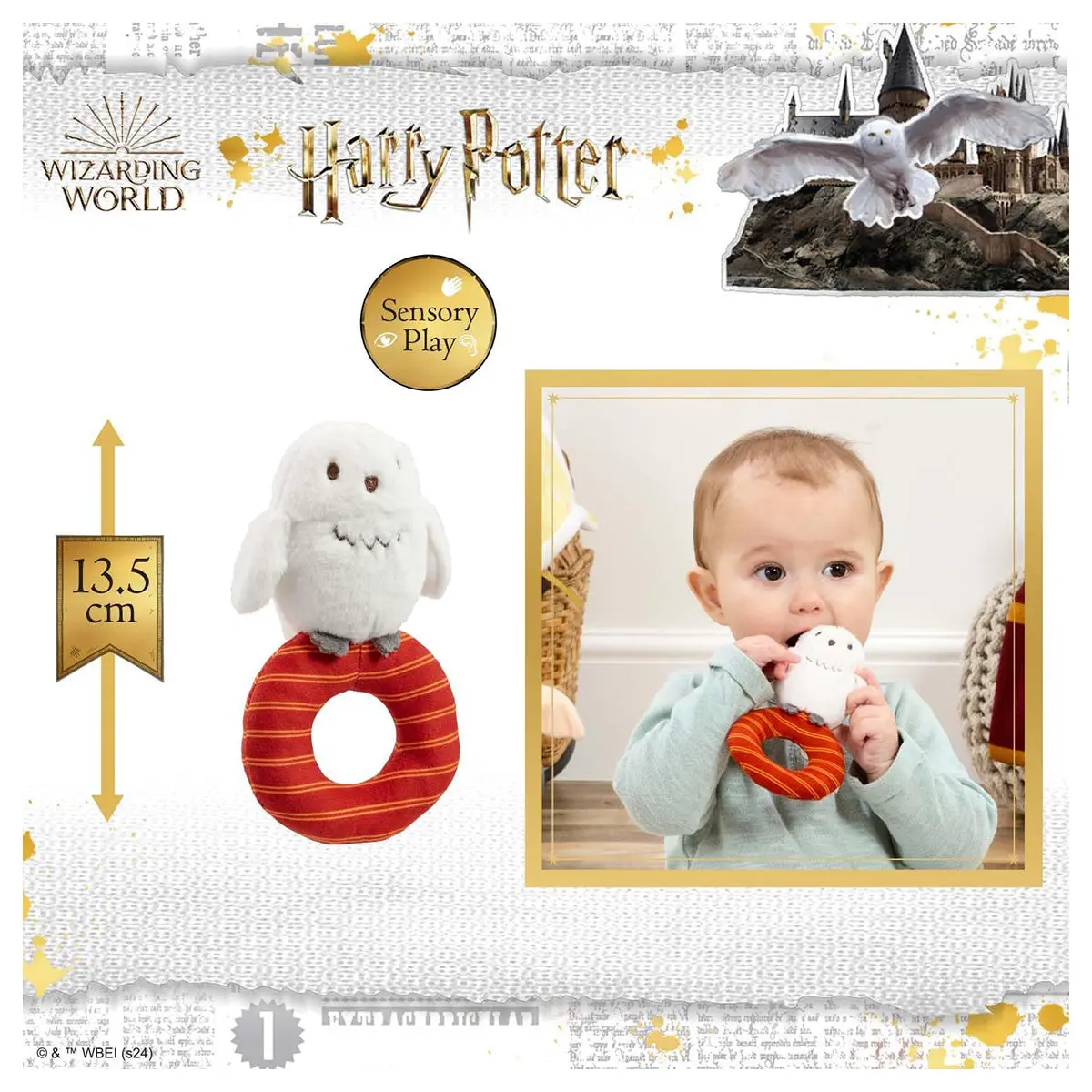 Harry Potter Hedwig Ring Rattle 1
