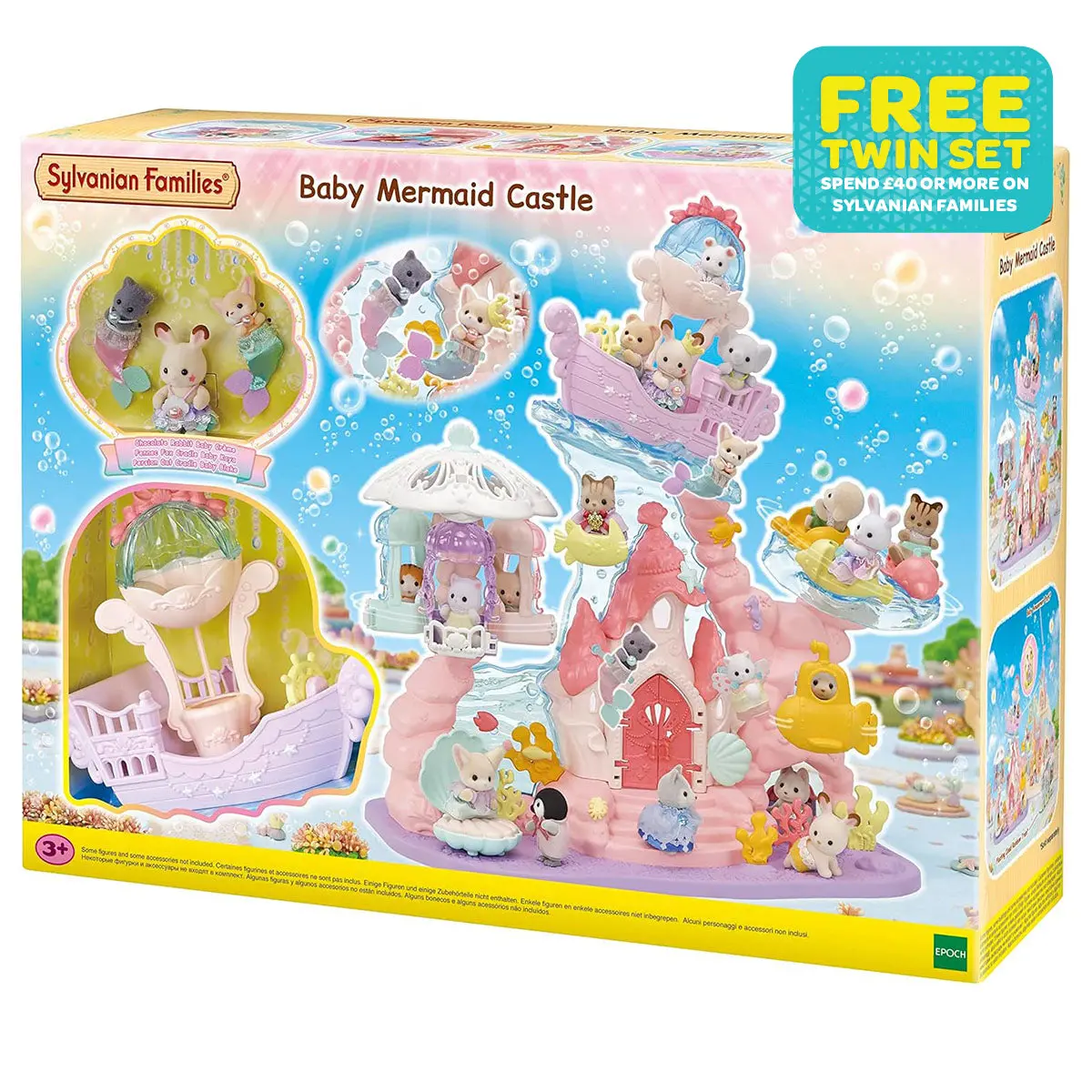 Sylvanian Families Baby Mermaid Castle Playset 1