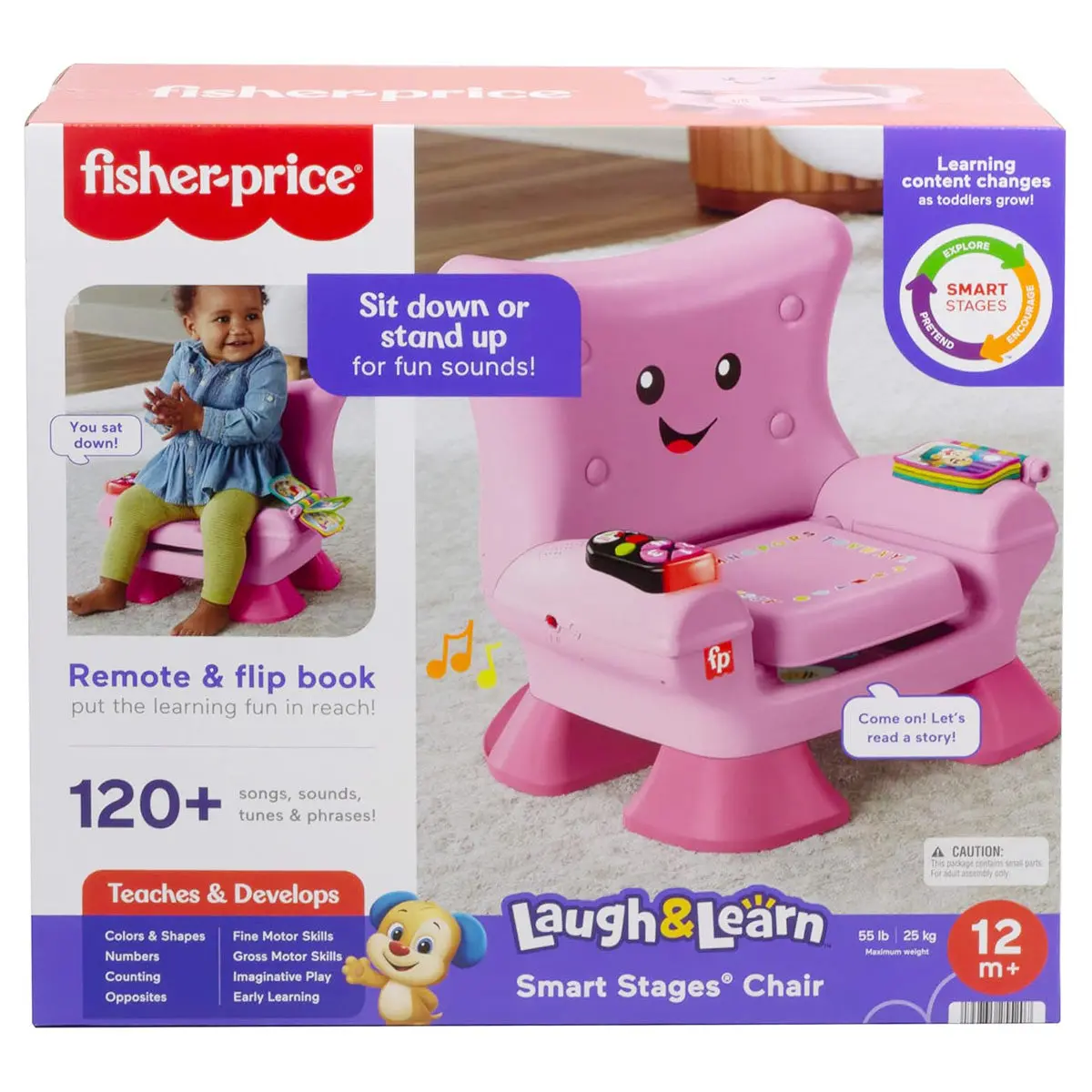 Fisher-Price Laugh & Learn Smart Stages Chair Pink 1