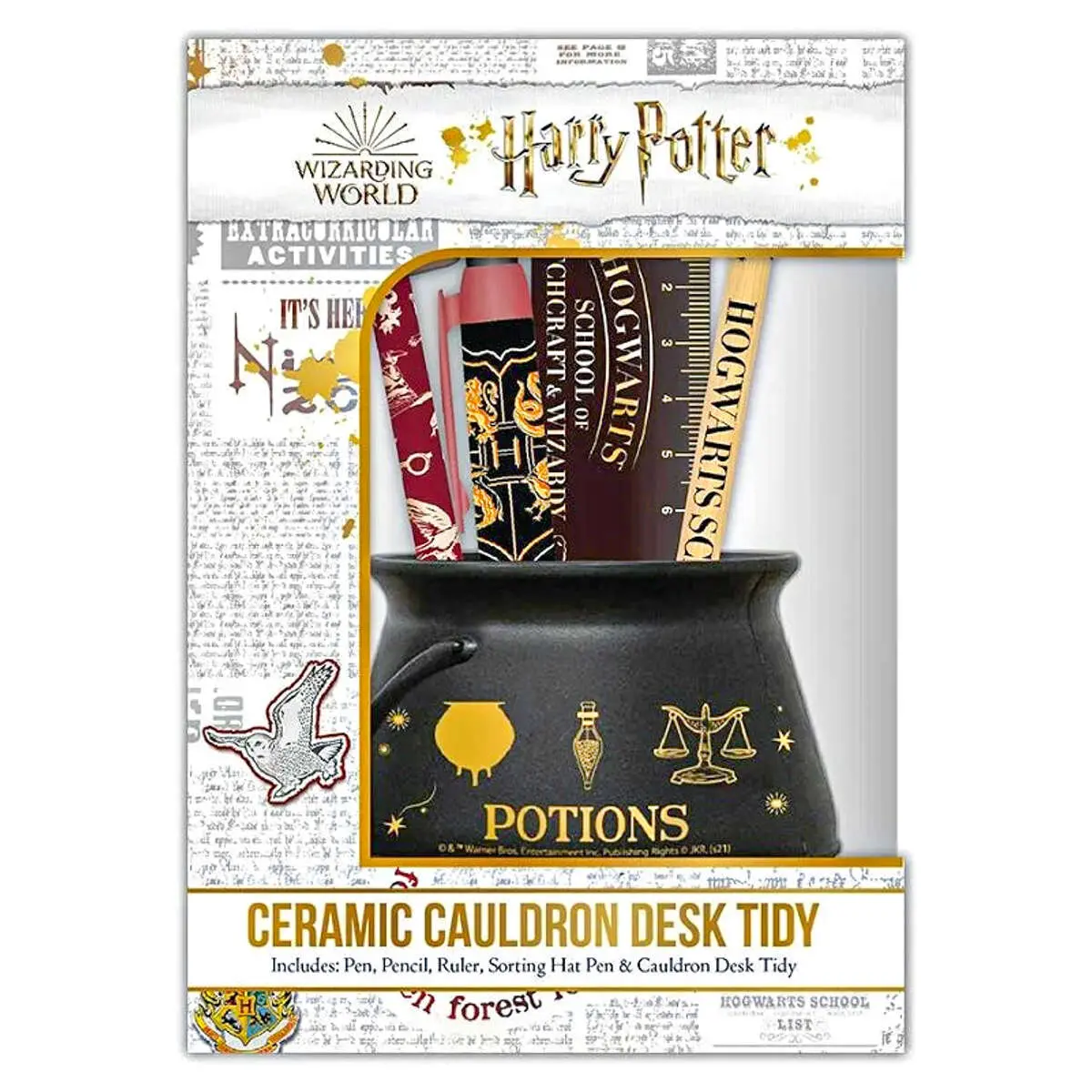 Harry Potter Ceramic Cauldron Desk Tidy 1