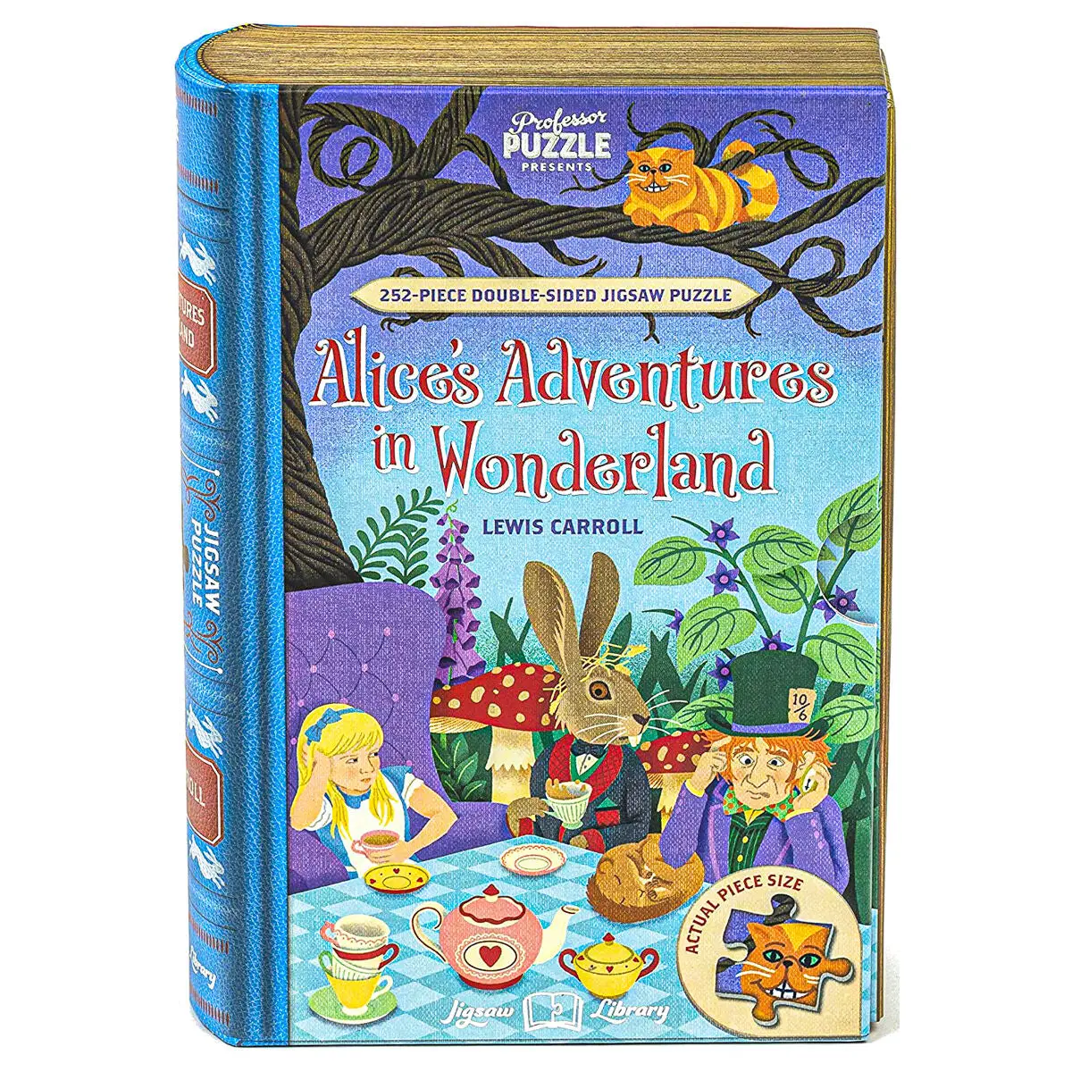 Alice's Adventures In Wonderland 252 Piece Double-Sided Jigsaw Puzzle Library 1