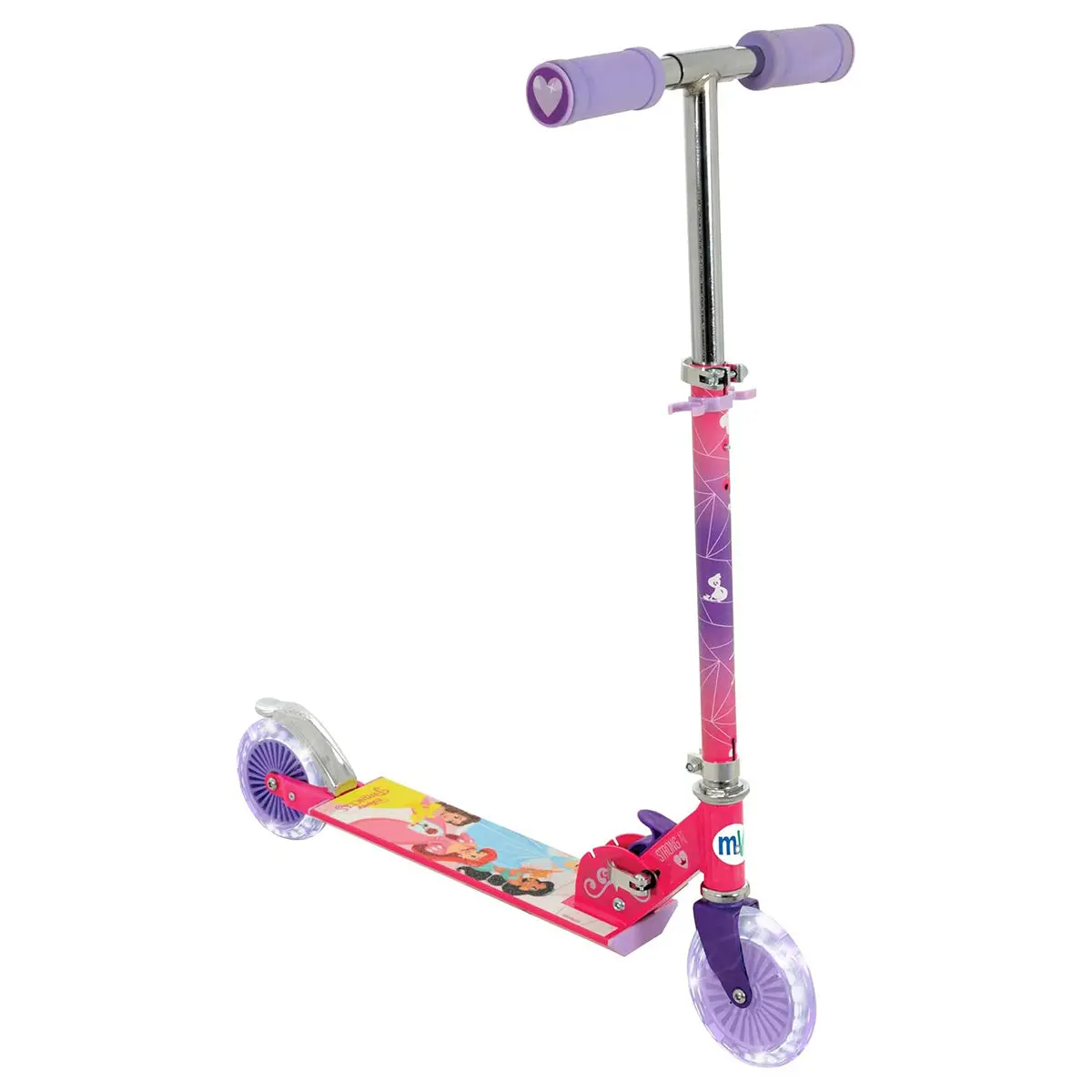 Disney Princess Folding In-Line Scooter With Light Up Wheels 1