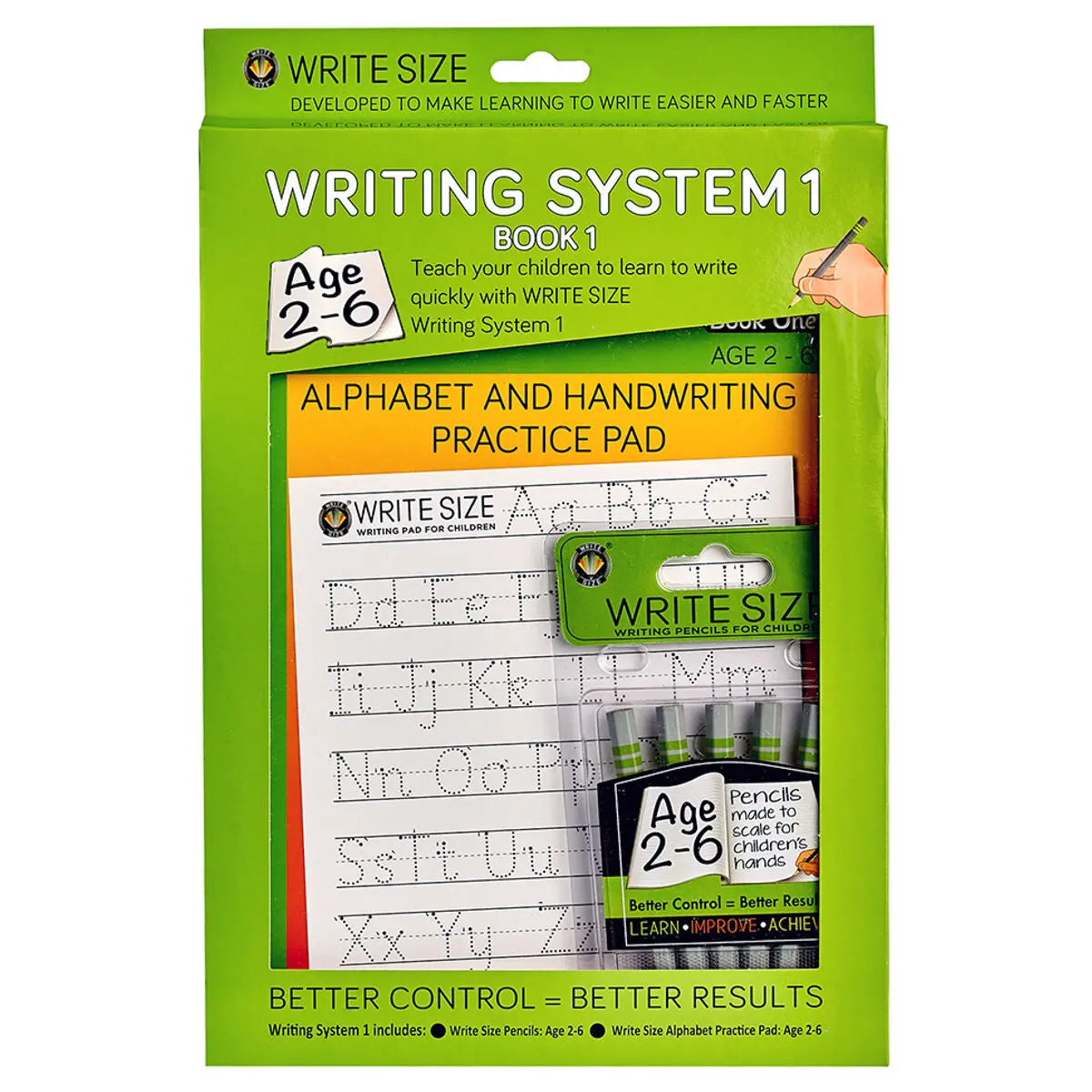 Write Size Writing System 1 For 2-6 Years Old 1