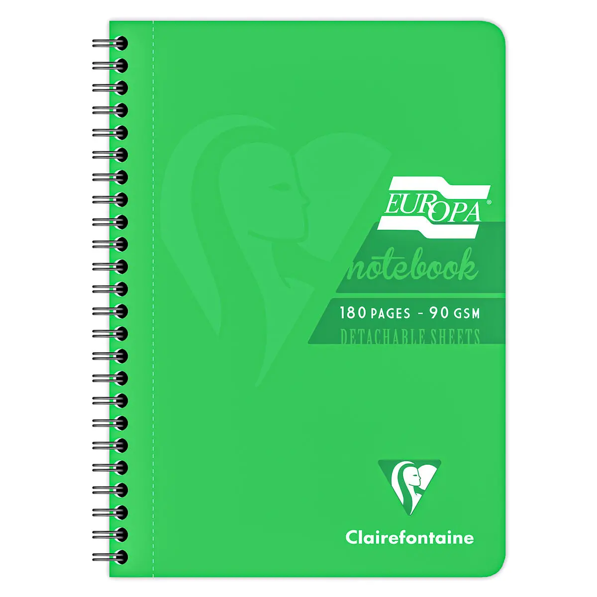 Clairefontaine Europa A5 Green Notebook 1