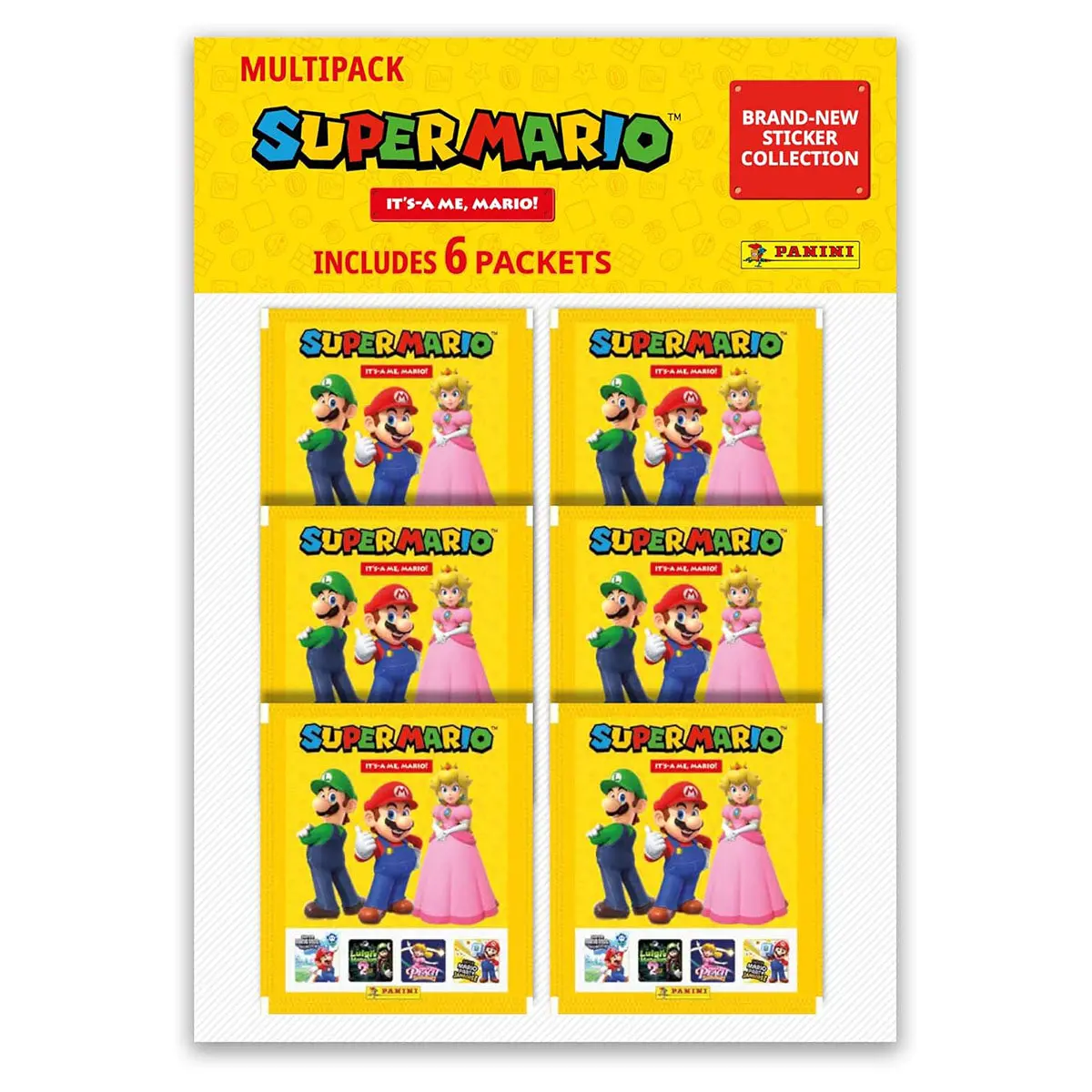 Panini Super Mario It's-A Me Mario! Sticker Collection Multipack 1
