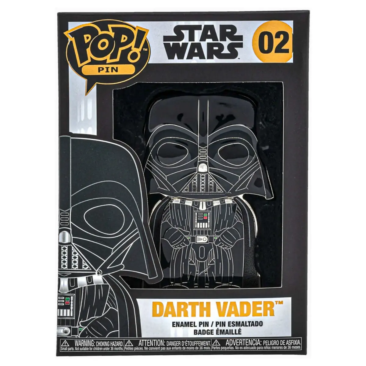 Funko Pop! Pin Star Wars Darth Vader Enamel Pin #02 1