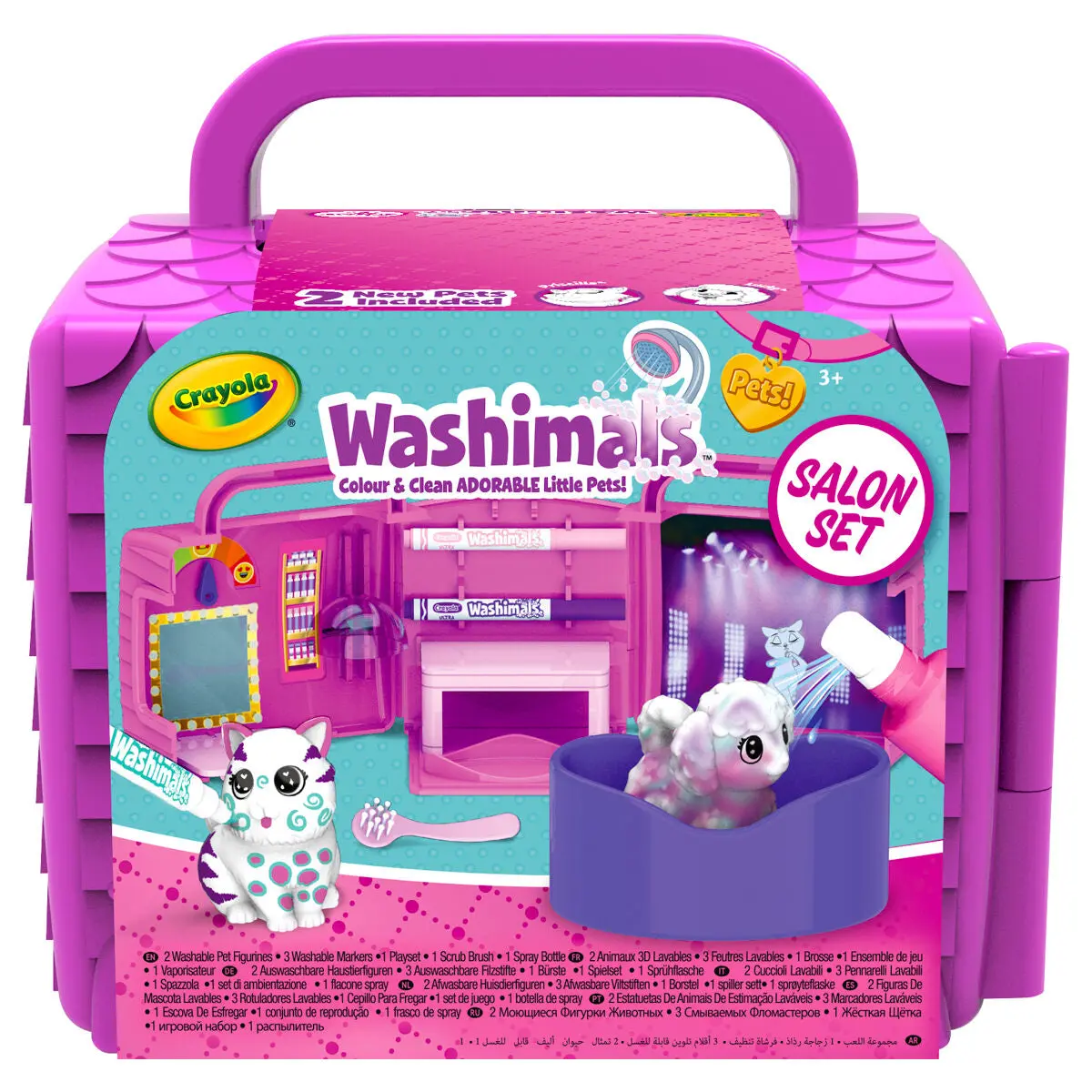 Crayola Washimals Beauty Salon Playset 1