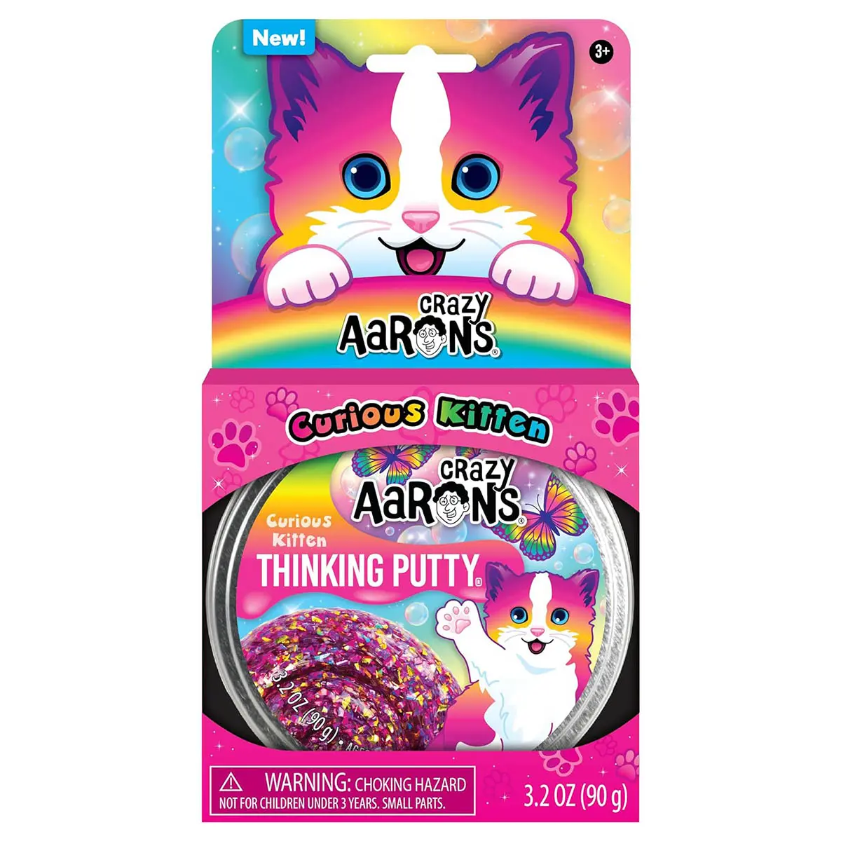 Crazy Aaron’S Curious Kitten Thinking Putty 90G 1