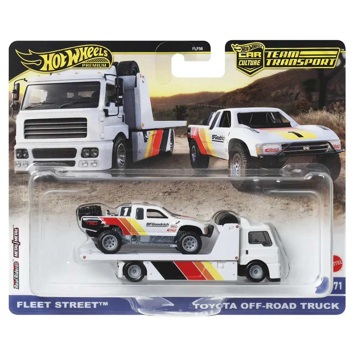 Hot Wheels Car Culture: Team Transport: Fleet Street And Toyota Off-Road Truck 1