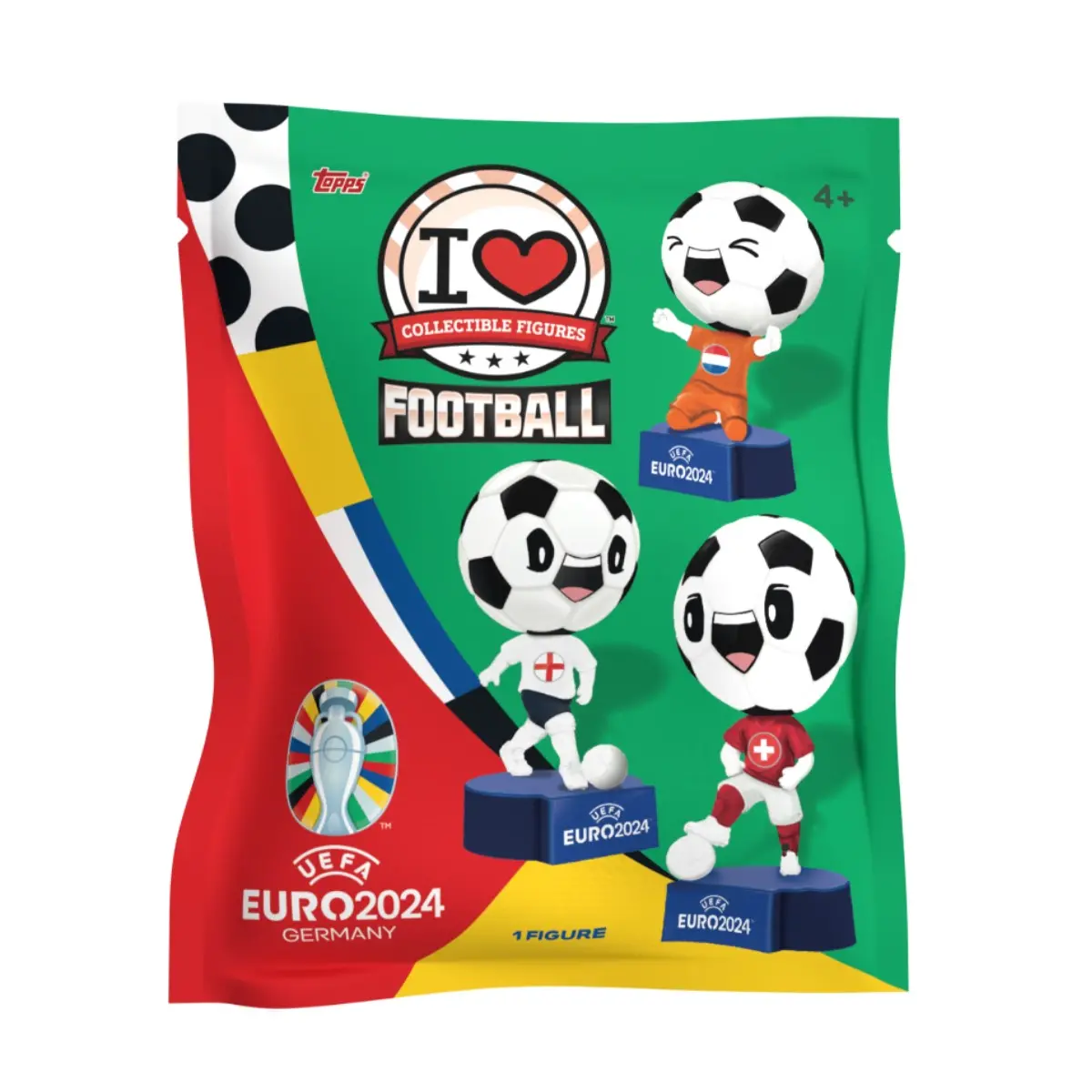 Topps Uefa Euro 2024 I Love Football Collectible Figure (Styles Vary) 1