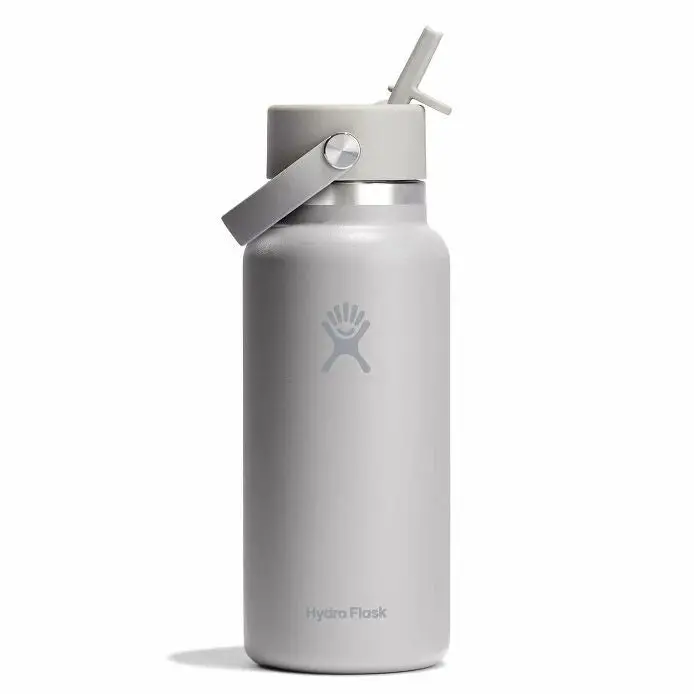 Hydro Flask 32 Oz Wide Mouth Water Bottle With Flex Straw Cap 2