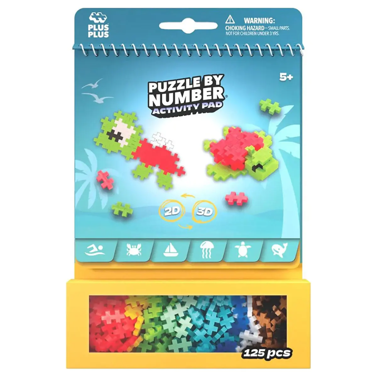 Plus-Plus Puzzle By Number Ocean Activity Pad 1