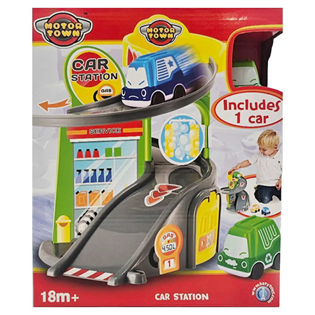 Motor Town Car Station Playset 1
