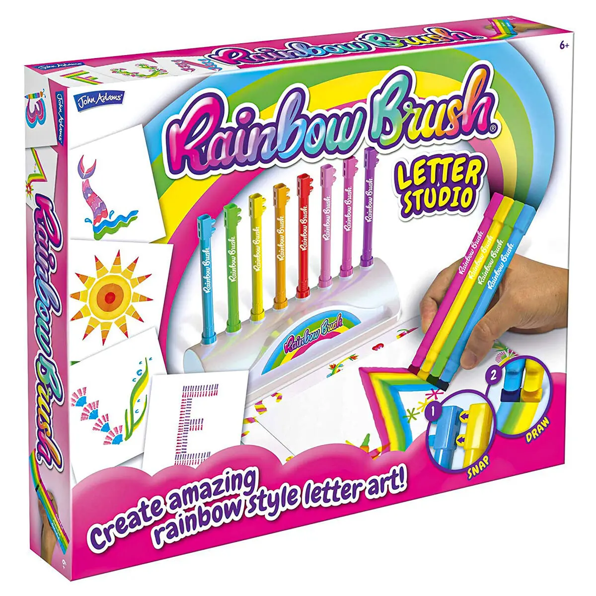 Rainbow Brush Letter Studio 1