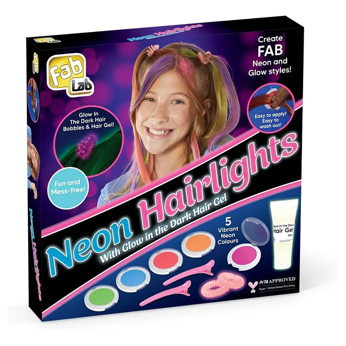 Fab Lab Neon Hairlights Kit 1