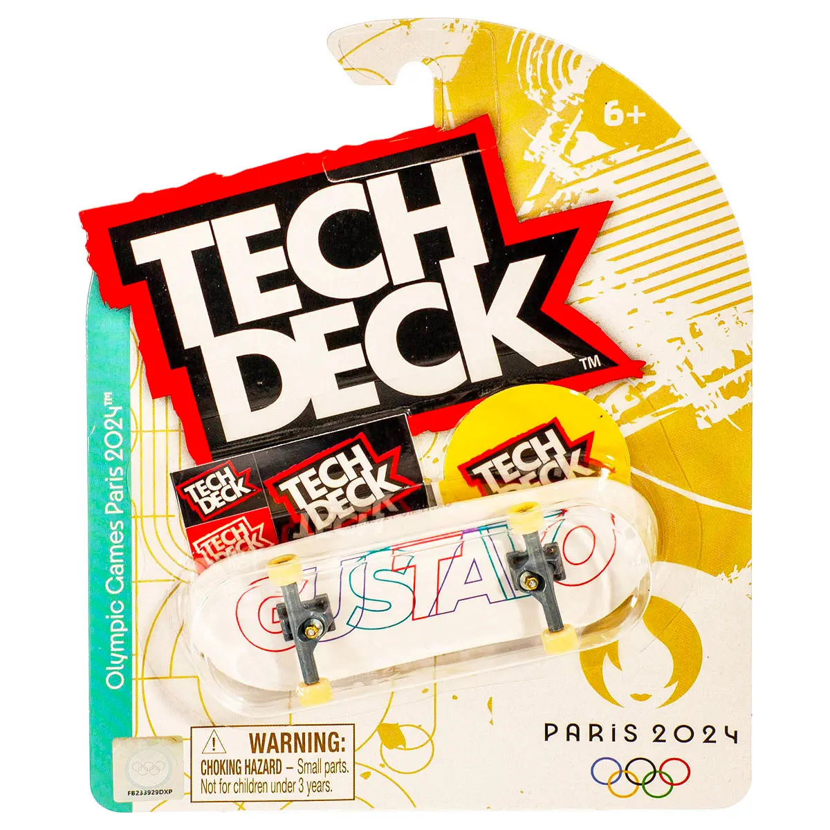Tech Deck Olympic Games Paris 2024 Gustavo 96Mm Fingerboard 1