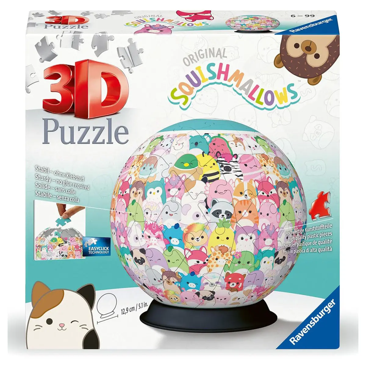 Ravensburger Squishmallows 3D Puzzle Ball 1