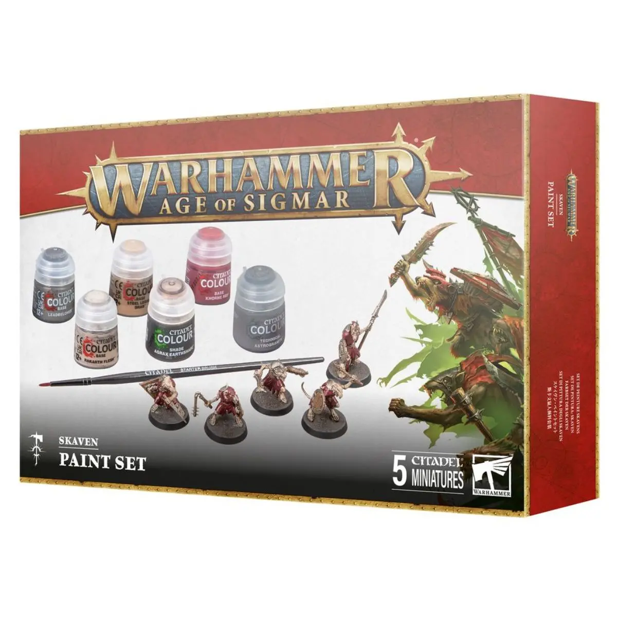 Warhammer Age Of Sigmar Skaven Paint Set 1