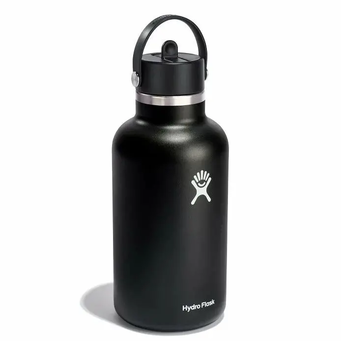Hydro Flask 64 Oz Wide Mouth Water Bottle With Flex Straw Cap 2