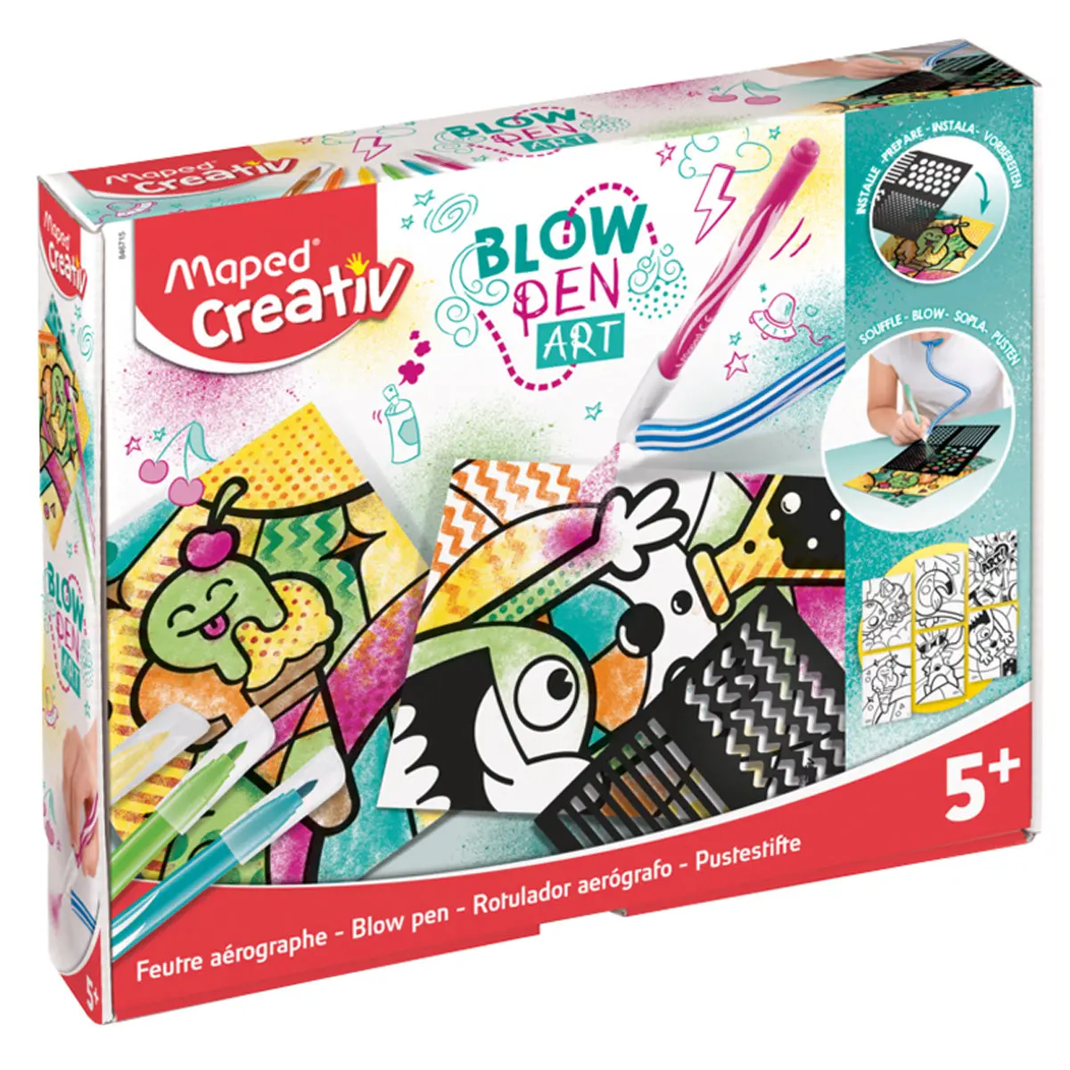 Maped Creativ Blowpen Pop Art Set 1