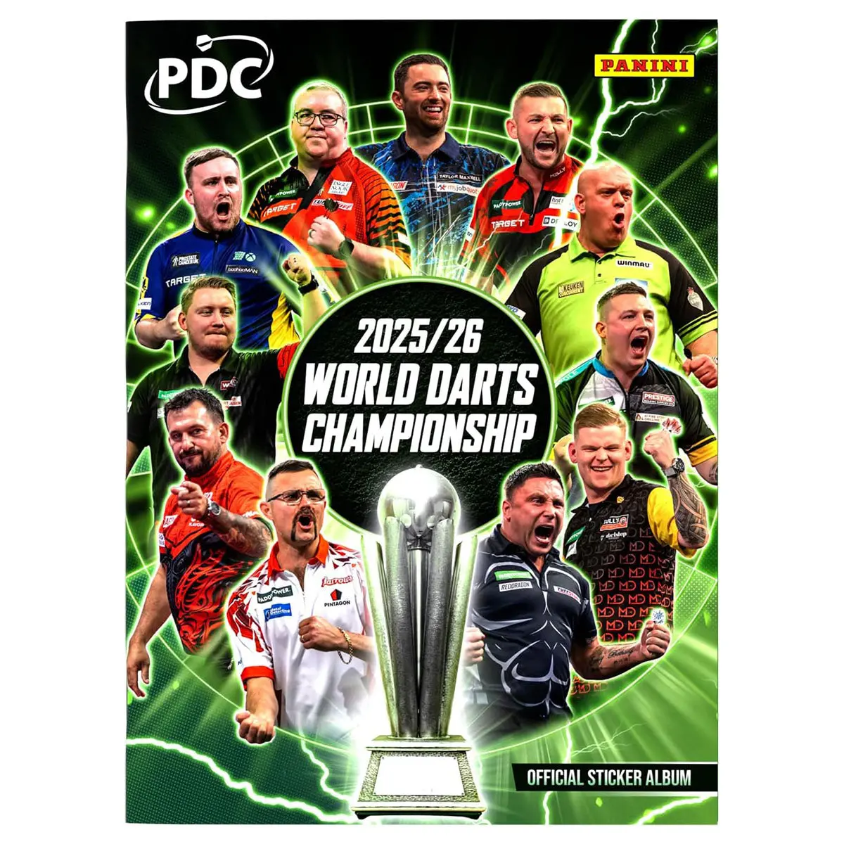 Panini Pdc 2025/26 World Darts Championship Sticker Collection Starter Pack 2