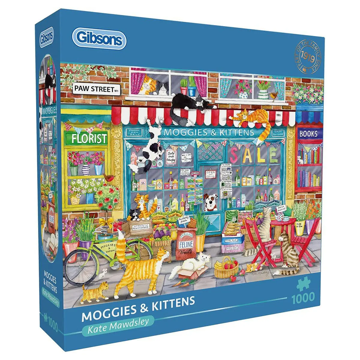 Gibsons Moggies & Kittens 1000 Piece Jigsaw Puzzle 1