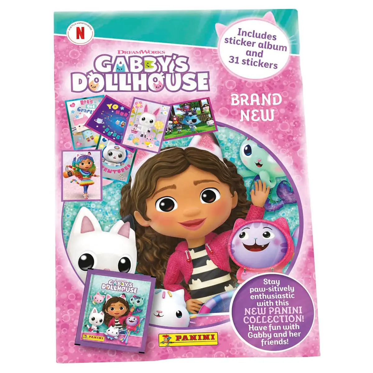 Panini Gabby's Dollhouse Sticker Collection Starter Pack 1