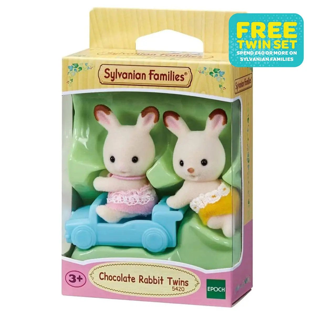 Sylvanian Families Chocolate Rabbit Twins Set 1