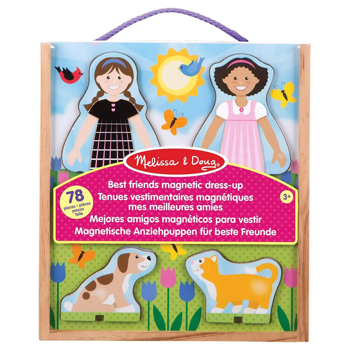 Melissa & Doug Best Friends Magnetic Dress-Up Figure Set 1