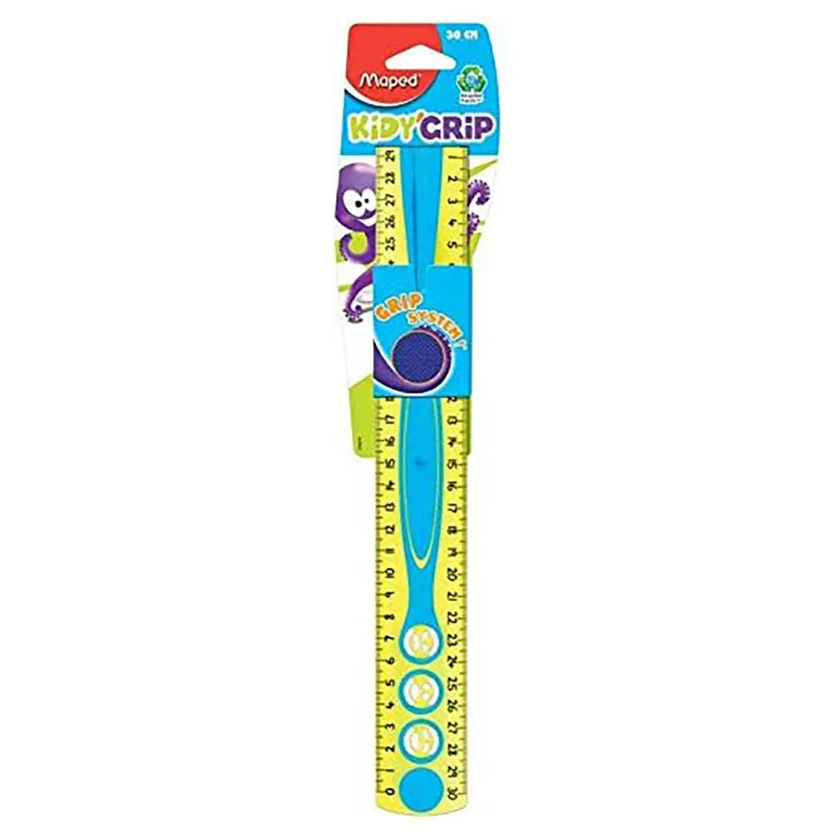 Maped Kidy Grip 30Cm Ruler (Styles Vary) 1