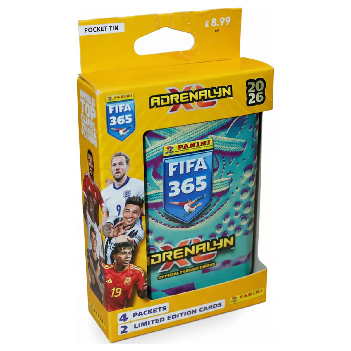 Panini Fifa 365 2025/26 Adrenalyn Xl Trading Cards Pocket Tin - Pitch Green/White 1