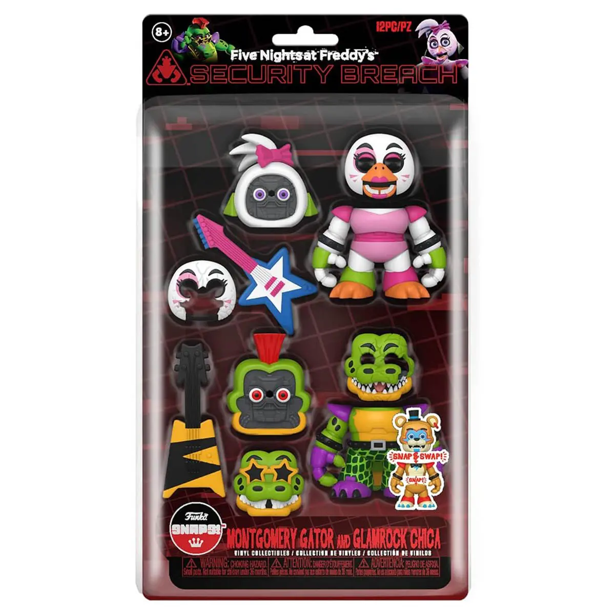 Funko Snaps: Five Nights At Freddy's: Montgomery Gator And Glamrock Chica Figures (2 Pack) 1