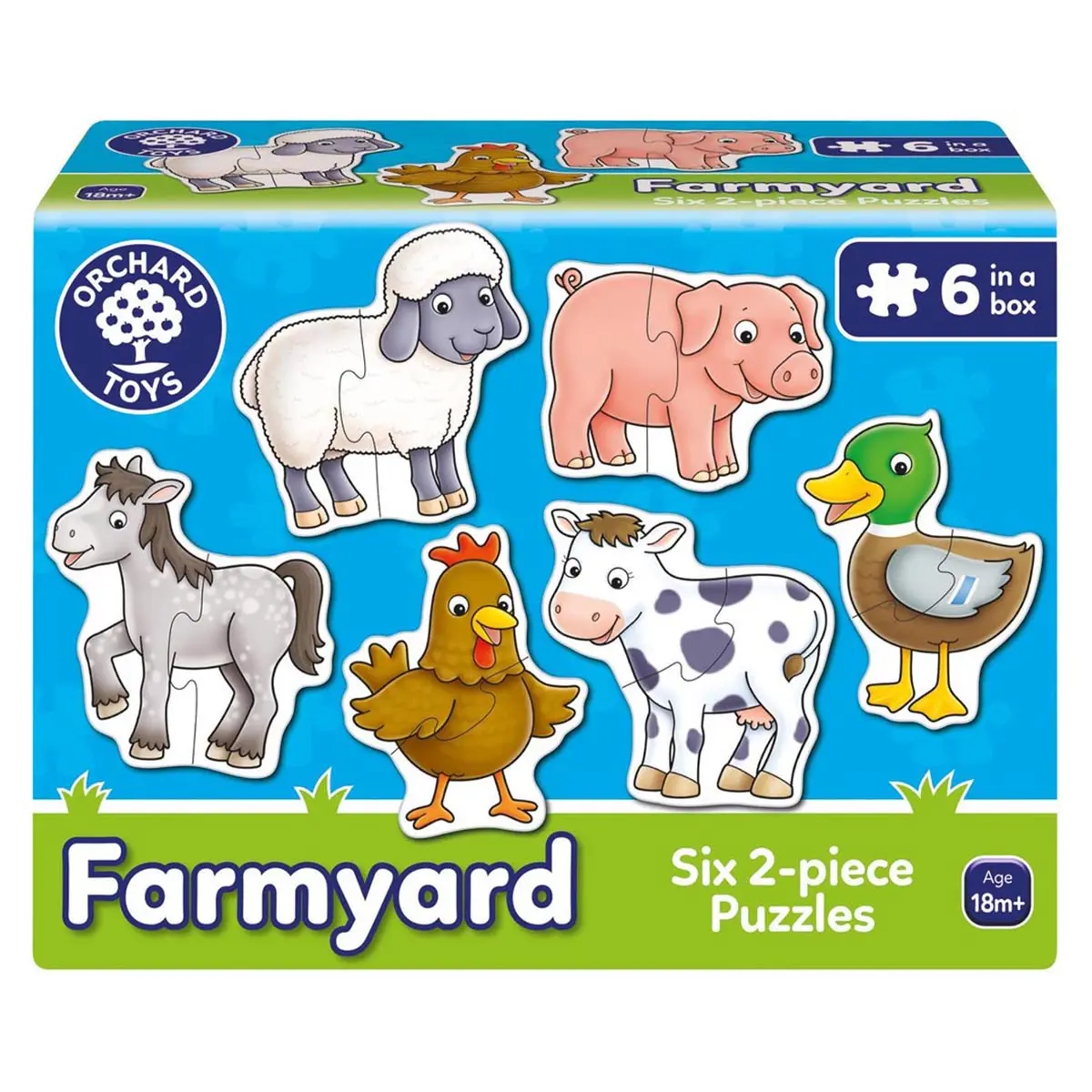 Orchard Toys Farmyard 2-Piece Puzzles 1