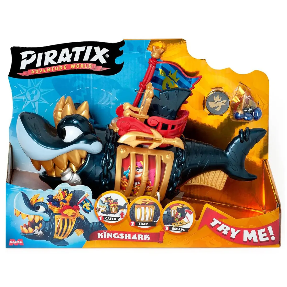 Piratix King Shark Golden Teeth Playset 1