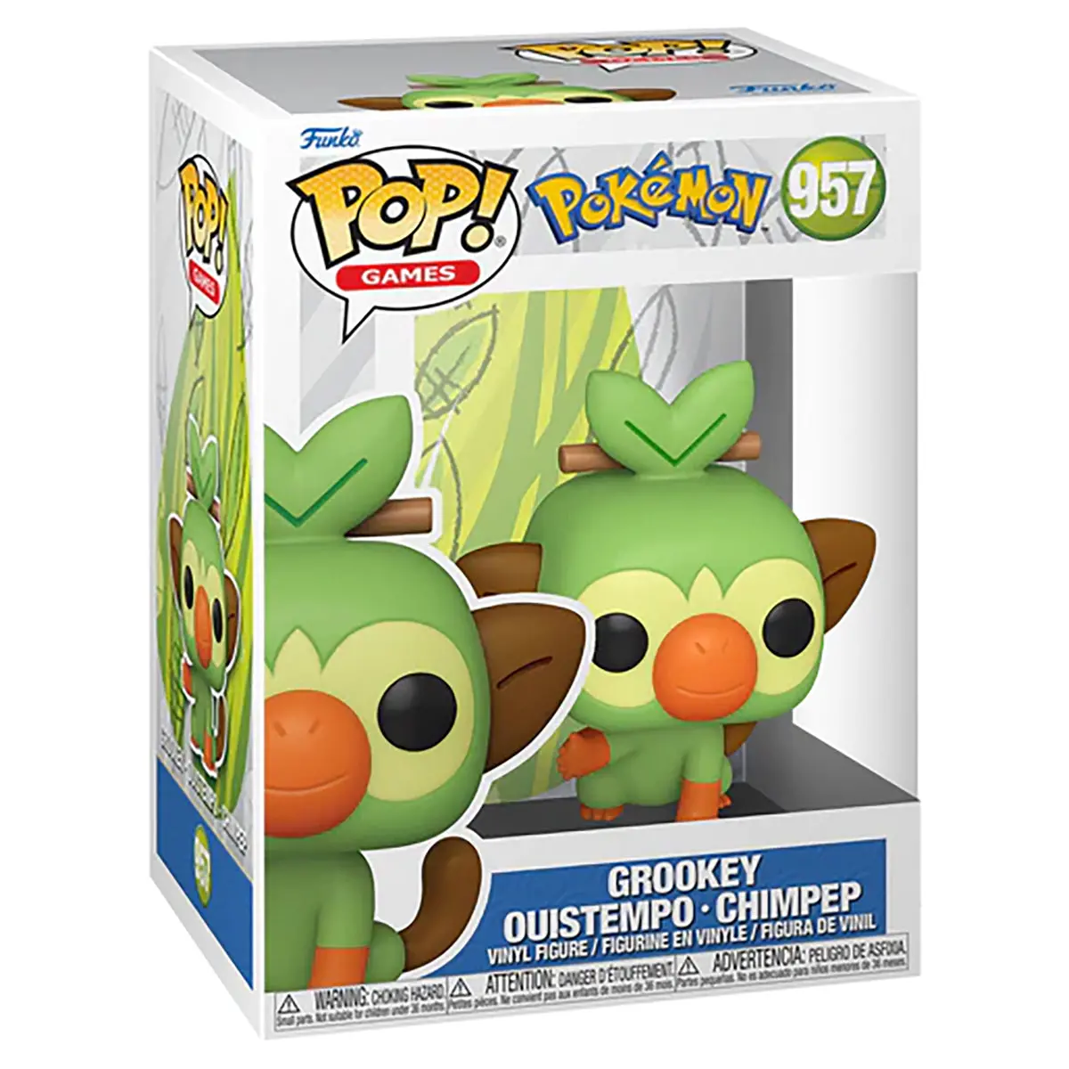 Funko Pop! Games: Pokémon Grookey Vinyl Figure #957 1