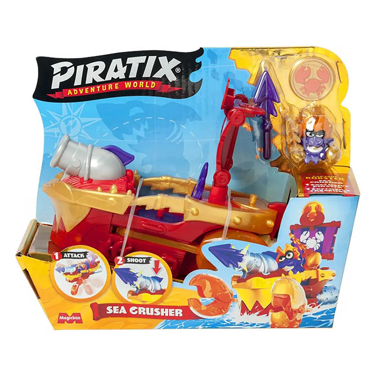 Piratix Adventure World Sea Crusher Vehicle 1