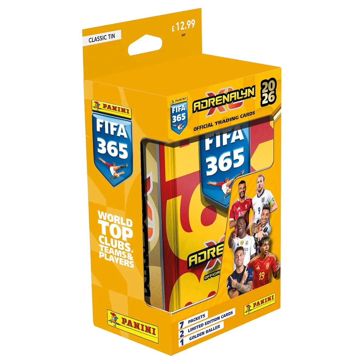 Panini Fifa 365 2025/26 Adrenalyn Xl Trading Cards Classic Tin - Yellow/Red 1